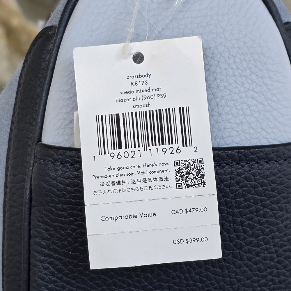 Kate Spade Smoosh Blue Crossbody - Picture 8 of 10